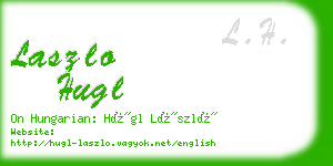 laszlo hugl business card
